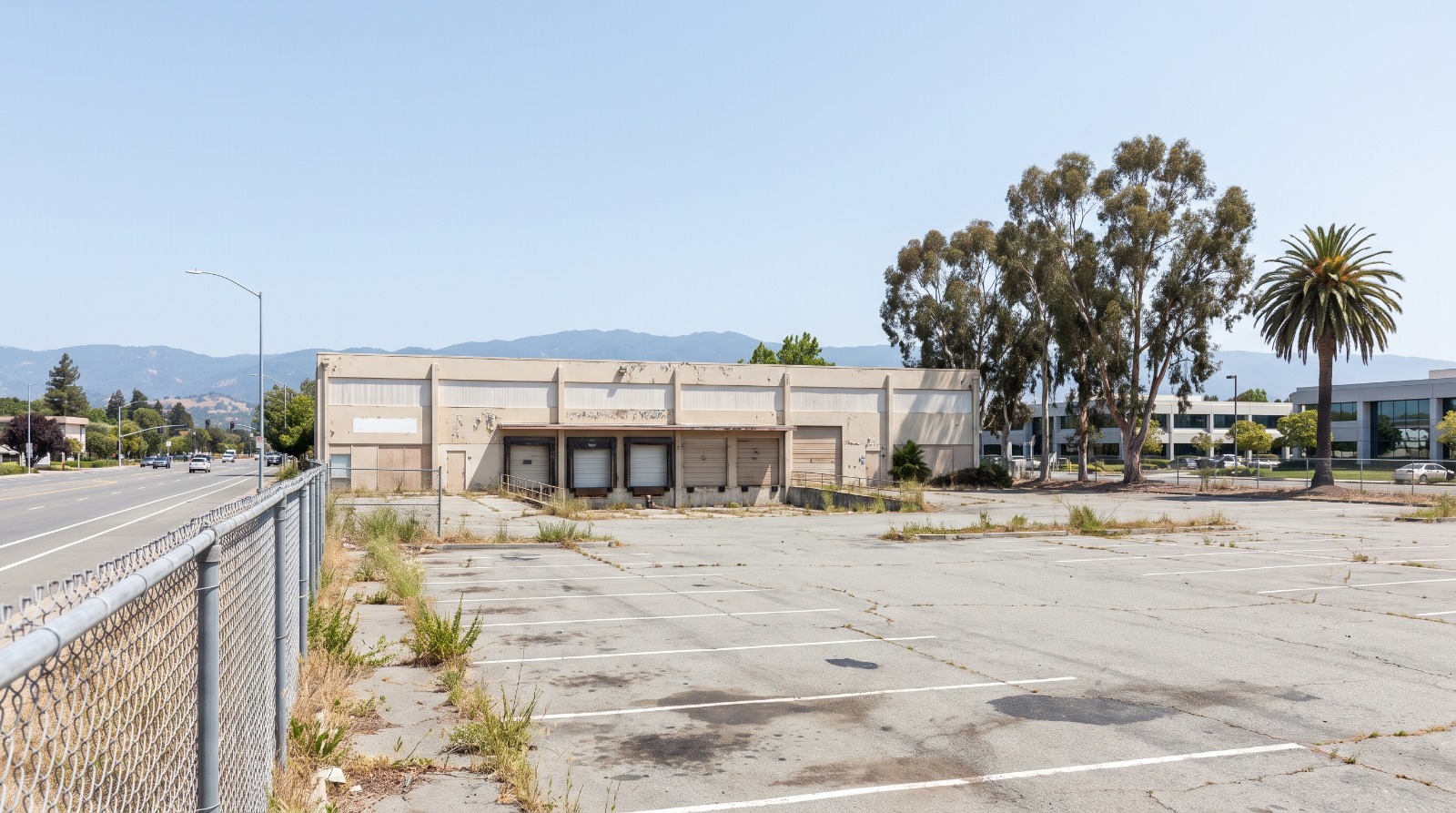 The vacant former industrial site on Kifer Road in Sunnyvale where 137 for-sale townhomes were approved in August 2026.