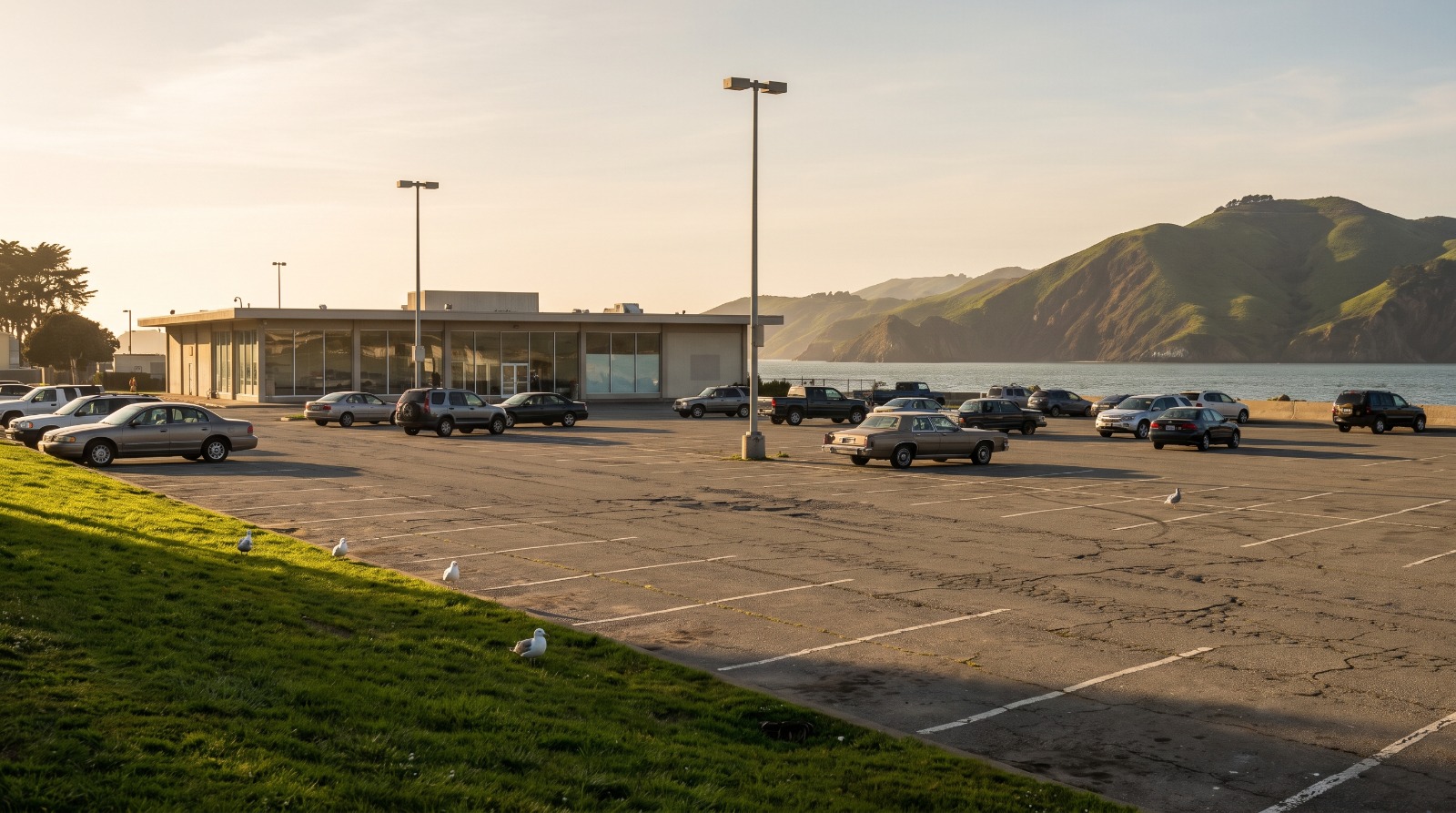 The Marina Safeway store and its parking lot at 15 Marina Boulevard in San Francisco, the site of the 848-unit housing project now facing a soil contamination fight