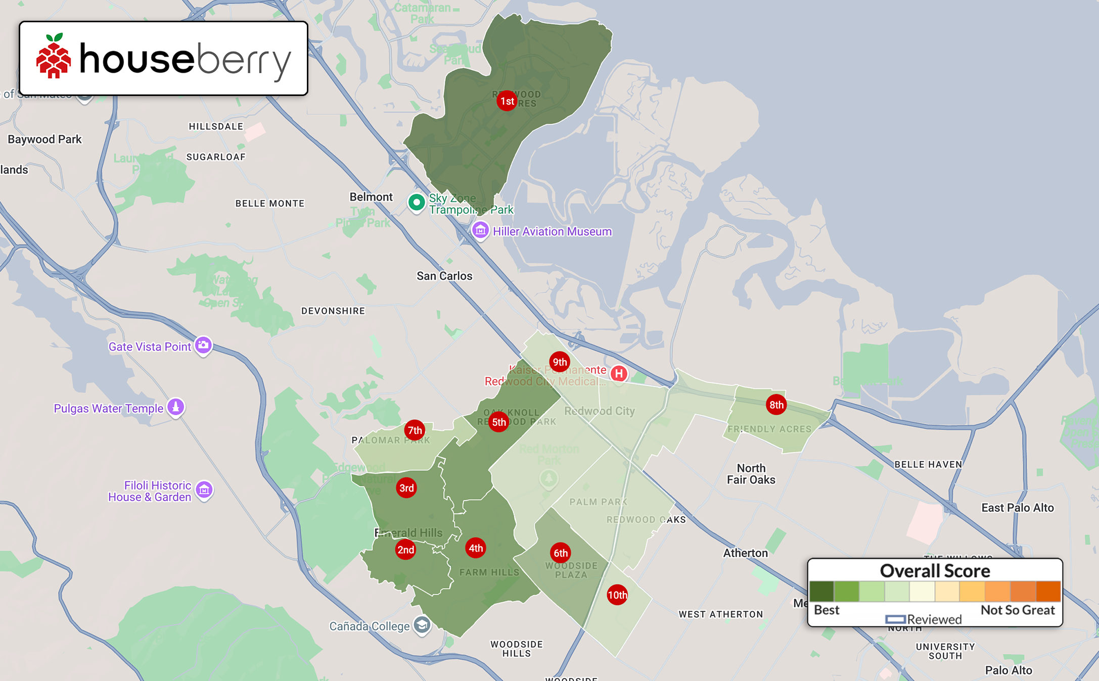 Discover the Top 10 Neighborhoods in Redwood City