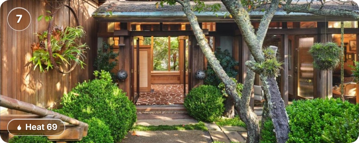 176 Palo Alto Ave in Clarendon Heights, San Francisco, ranked seventh with a Heat score of 69